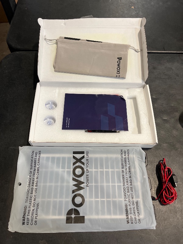 Photo 1 of POWOXI Upgraded 7.5W-Solar-Battery-Trickle-Charger-Maintainer-12V Portable Waterproof Solar Panel Trickle Charging Kit for Car, Automotive, Motorcycle, Boat, Marine, RV,Trailer, Snowmobile, etc.