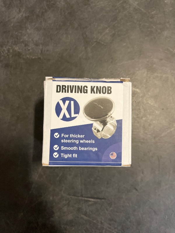 Photo 1 of Steering Wheel Knob for Truck - XL Size for Thick Steering Wheels - Spinner for Heavy Duty, Vans, Pickup Trucks, Semi, Sport, Tuning - Facilitates Maneuvers