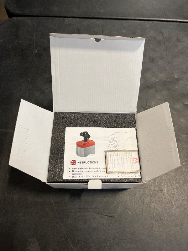Photo 1 of Magnetpro Multipurpose Switch Magnet, 660 LB Pull-Off Force Switchable Magnetic System, On/Off Magnet for Lifting, Working&Welding Positioning, Liquid Filtration, Automation, Metal Separation
