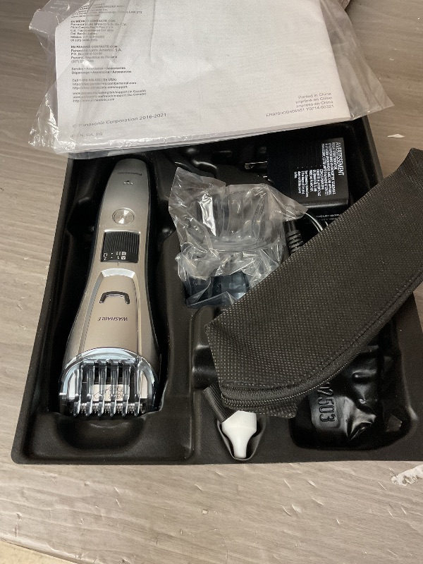Photo 4 of Panasonic Multi-Groomer Men’s Trimmer for Beard, Hair and Body, 39 Trim Length Settings with 3 Attachments, Corded/Cordless Operation – ER-GB80-S (Silver)