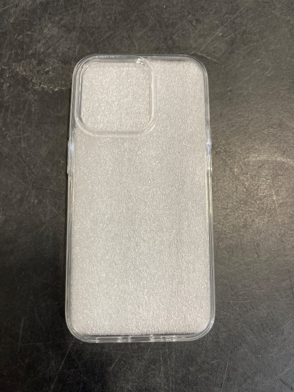 Photo 1 of JETech Case for iPhone 14 Pro 6.1-Inch, Non-Yellowing Shockproof Phone Bumper Cover, Anti-Scratch Clear Back (Clear)