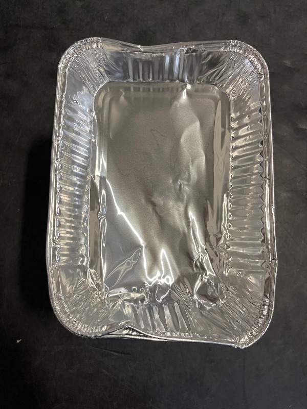 Photo 1 of Whaleme 50 Pack Grill Drip Pans Compatible Weber 6415 - Grill Accessories for Weber Spirit, Genesis, Traveler, Q Series, Disposable Aluminum Foil Grease Tray Liners 8.5" X 6" (50 Pack)