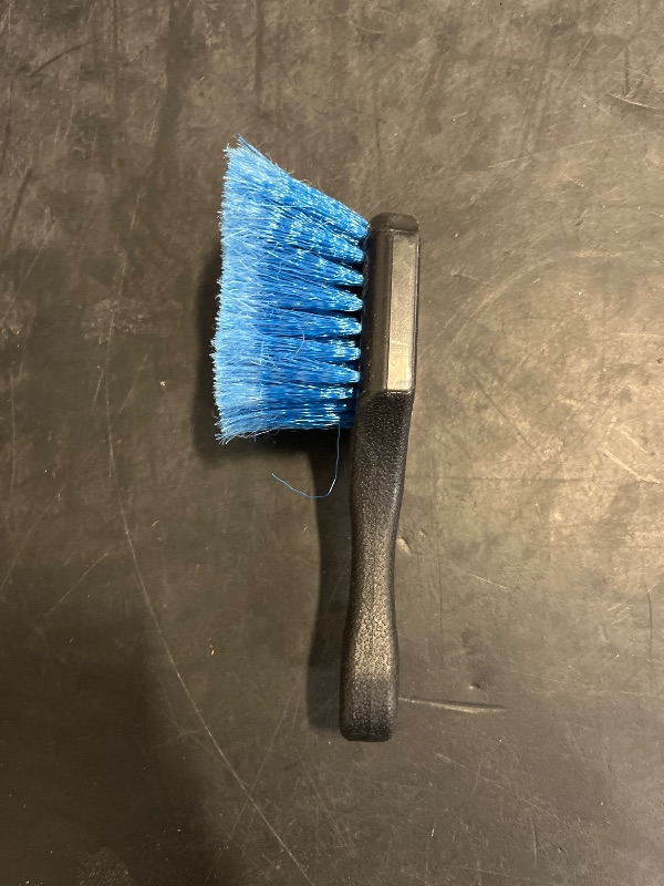 Photo 1 of Salty Captain Soft Bristle Brush – Short Handle Detailing Brush for Cars, Boats & RVs, Super Soft Bristles, Grip Tech Comfort, Heavy Dirt Remover, Gentle on Paint & Wheels