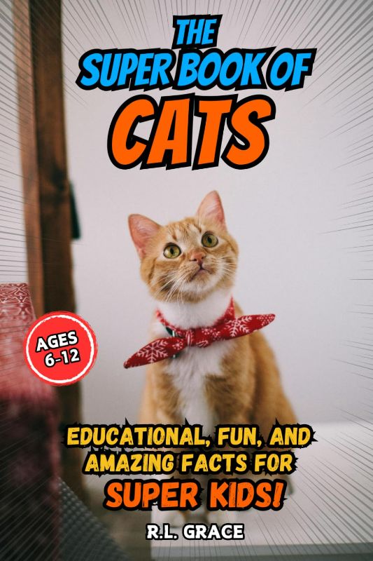Photo 1 of The Super Book of Cats: Educational, Fun, and Amazing Facts for Super Kids Paperback