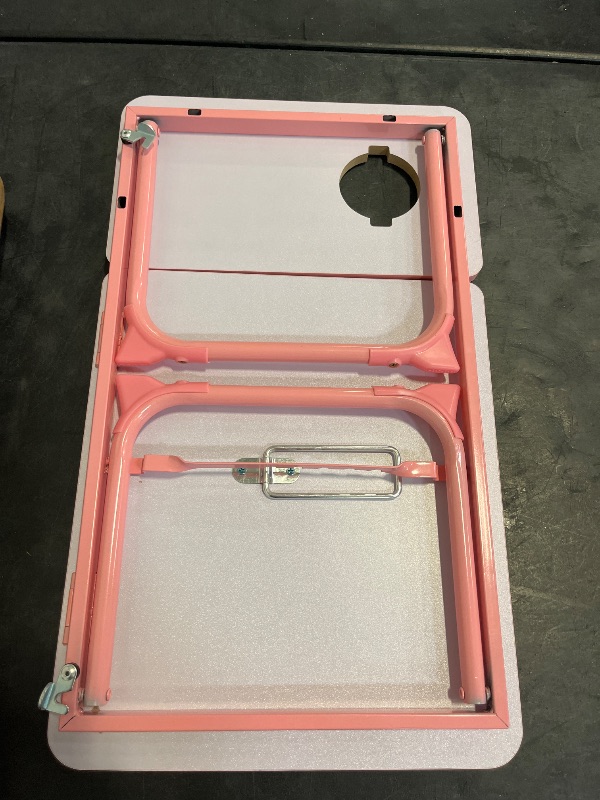 Photo 1 of Laptop Desk for Bed Couch, Portable Lap Desk for Laptops, Bed Table for Laptops, Foldable Laptop Stand for Beds, Bed Desk for Writing (Candy Pink)