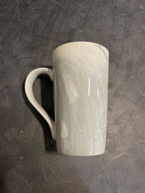 Photo 1 of NBABSR 20 OZ Large Coffee Mugs, Marble Ceramic Tall Beer Cups with Handle, Set of 2 600 ml Oversized Porcelain Bulk Big Tea Cup for Men Women Gifts Mom and Dad,Grey