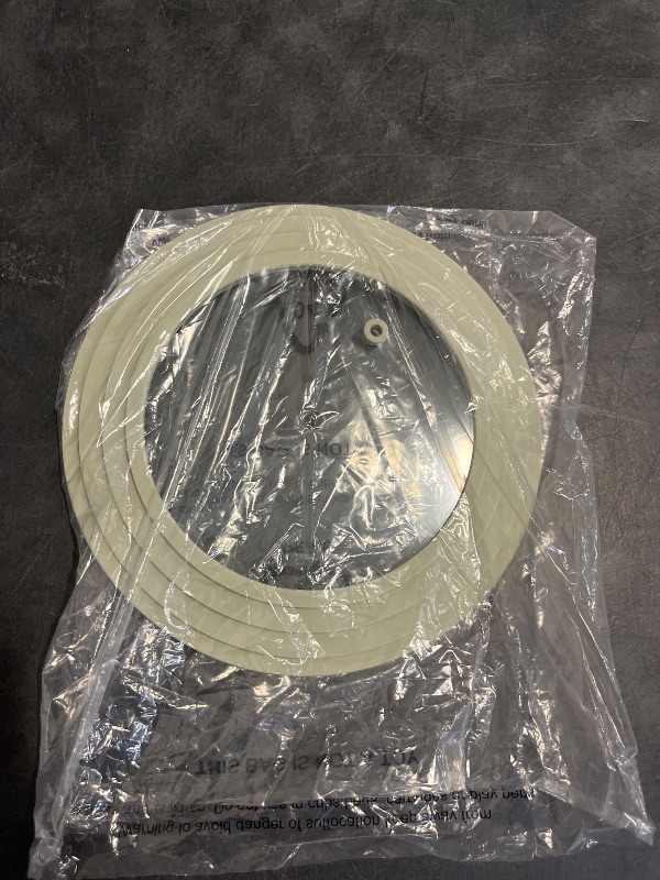 Photo 1 of CAROTE 2 PCS Universal Silicone Lid for Pots, Pans and Skillets, Pot Lid With Heat Resistant Silicone Rim and Tempered Glass