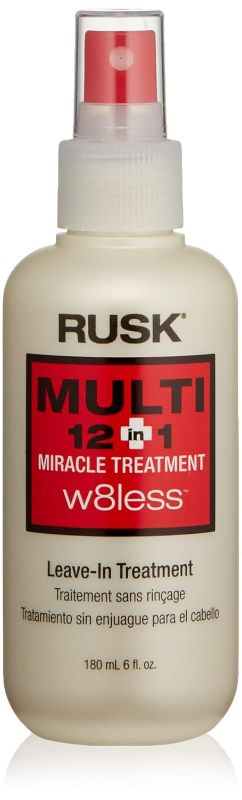 Photo 1 of RUSK Designer Collection Multi 12 In 1 W8less Miracle Leave in Treatment, 6 Oz, Versatile Styling Product, Adds Shine, Smoothest, Detangles, Controls Frizz, and Protects Haircolor