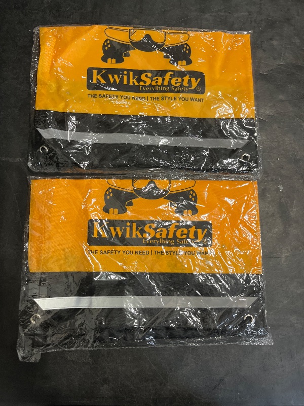 Photo 1 of KwikSafety Drawstring Bag | Yellow/Black ( 2 pack )