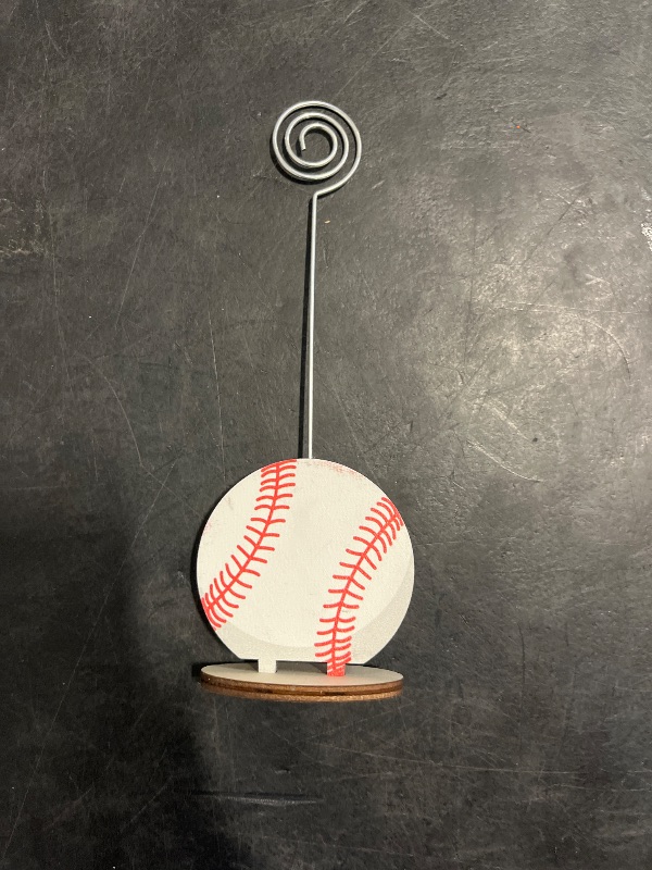 Photo 1 of 26pc Baseball Card Stands For Parties & Events 