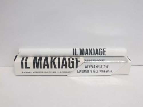 Photo 1 of Il Makiage Black Card Waterproof Liquid Eyeliner Gift 0.05 Oz