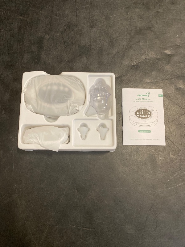 Photo 1 of GROWNSY Electric Nose Suction for Baby, Hospital-Grade Nasal Aspirator with Night Light,Soothing Lullabies, Baby Nose Sucker with 9 Adjustable Suction Levels