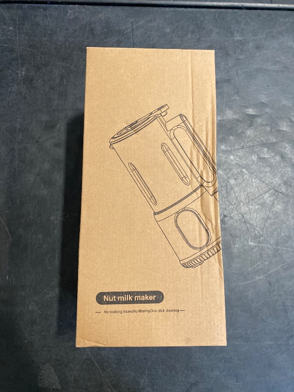 Photo 1 of Nut Milk Maker, 8 in 1 Homemade Automatic Plant-Based Milk, Soy Milk, Almond Milk, Oat Milk, Coconut Milk & More, Multifunctional/12 Hours Timer/Auto-Clean/Room Temp/Keep Warm/Boil/Room Temp/Low-Noise