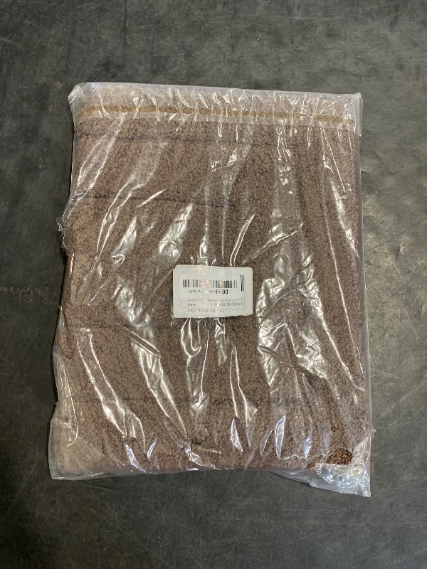 Photo 1 of DEXI Bathroom Rug 24x16, Non Slip Washable Bath Mat for Shower Floor, Absorbent Soft Bathmat with Rubber Backing, Quick Dry Microfiber Carpet, Brown