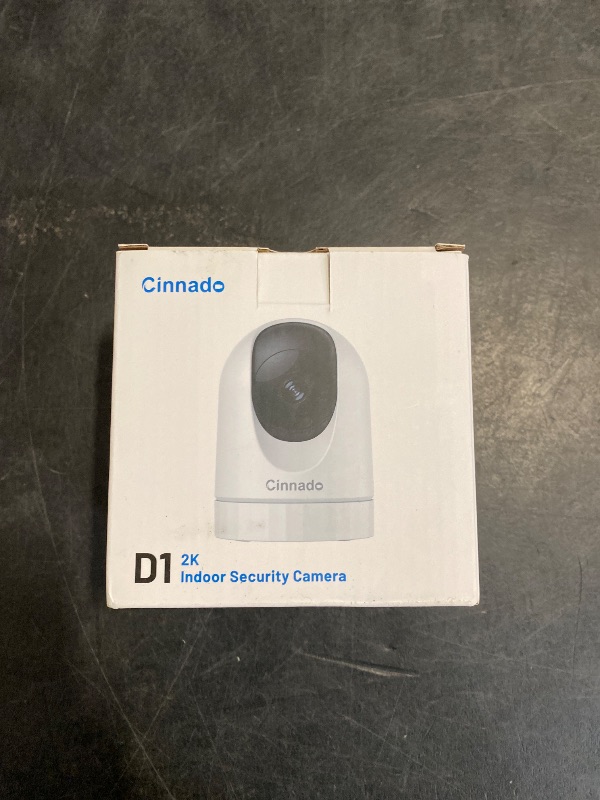 Photo 1 of Cinnado Security Camera Indoor-2K 360° WiFi Cameras for Home Security Pet/Dog/Baby Camera with Phone app, 2-Way Audio, Night Vision, 24/7 SD Card Storage, Works with Alexa & Google Home (2.4Ghz)-D1