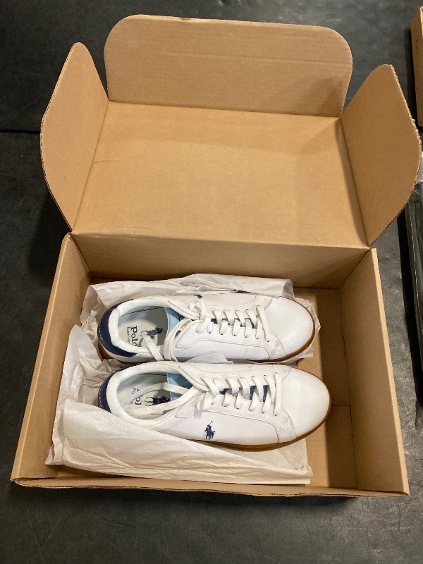 Photo 1 of Size 10.5 - Polo Ralph Lauren, Men, Heritage Court II, White/Light Blue/Navy, 10.5, Medium