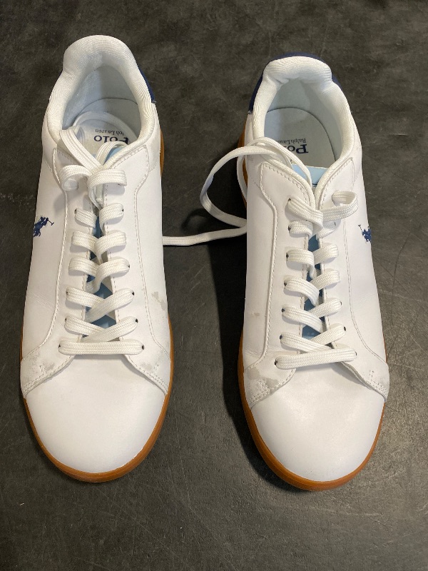 Photo 1 of Size 10.5 - Polo Ralph Lauren, Men, Heritage Court II, White/Light Blue/Navy, 10.5, Medium