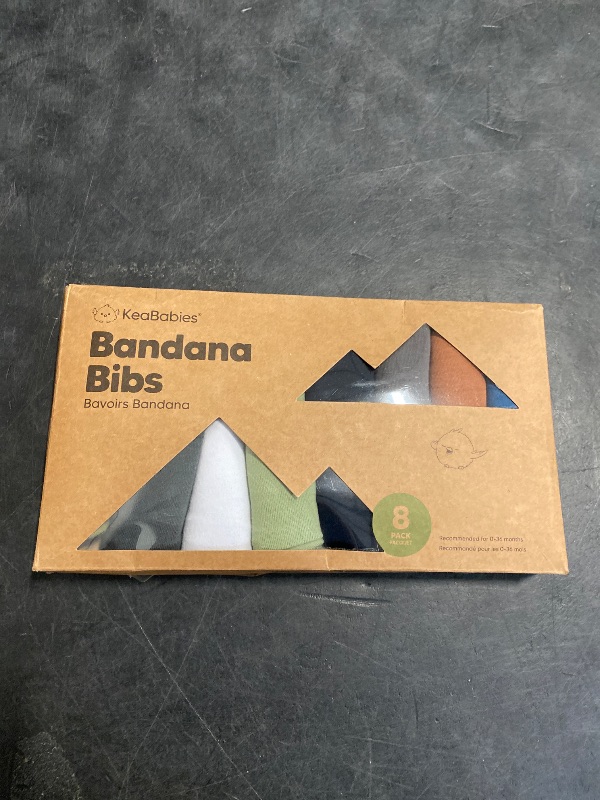 Photo 1 of 8-Pack Organic Baby Bandana Bibs for Boys, Girls - Super Absorbent Triangle Baby Bibs for Drooling and Teething Infant, 100% Cotton Extra Soft for Newborn, Infant 0-36 Months (Basics)