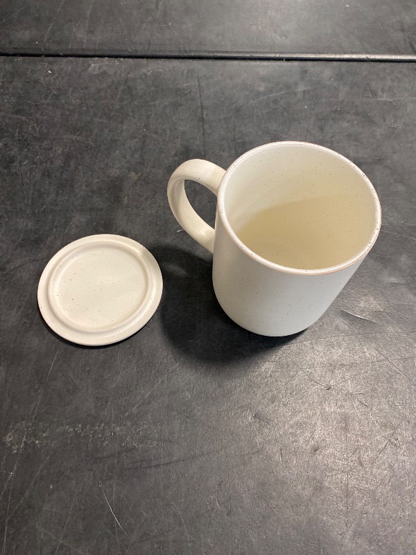 Photo 1 of Coffee Mugs Matte Frosted Porcelain Tea Cup Home Office Restaurant Drinking Cups with Long Small Cute Coffee Spoons, Set of 2, 2 Mugs 2 Spoons, Safe for Microwave & Dishwasher, Gift Ideas 