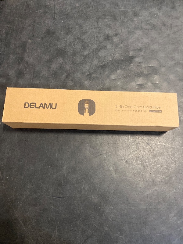 Photo 1 of Delamu Cable Hider, 314in Cord Covers for Wires on Wall, One-Cord Cord Hider, Paintable Wire Hiders Wire Covers for Cords, Cable Management for Hiding 1-2 Small Wires, 20x L15.7 W0.59 H0.40in, White