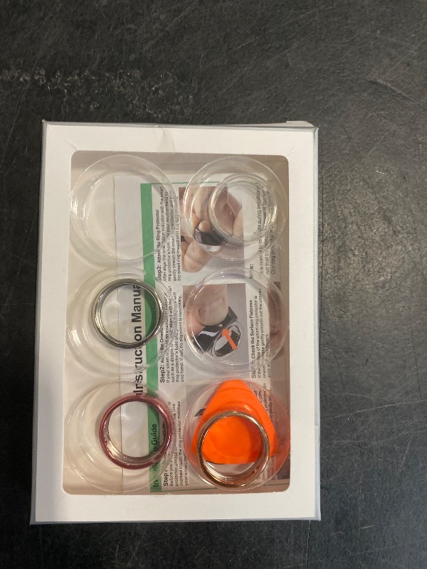 Photo 1 of Hexasider 5 Pack Ring Cover Compatible with Oura Ring Gen 4/Oura Ring Gen 3 Horizon/Heritage, Abrasion-Resistant TPU Case for Oura Ring Protector Accessories for Oura Size 8