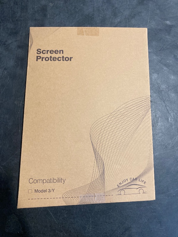 Photo 1 of REEVAA Tesla Model Y Screen Protector [No Glare & Fingerprint], 9H Tempered Glass Fit for 2024-2019 Model Y, with Alignment Kit Accessories, Matte