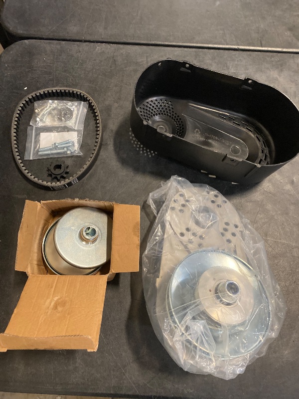 Photo 1 of 212CC Torque Converter 6.5 HP 3/4" Go Kart Mini Bike Comet Clutch 10T 40/41 and 12T 35 Chain Predator Driver Pulley Replacement Set - 30 Series
