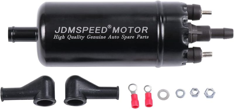 Photo 1 of JDMSPEED New Universal Inline High Pressure Fuel Pump 12V Gasoline Fuel Injection Pump Replacement 0580464070 0580453911 0580463017 0580464023