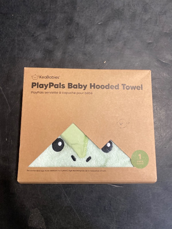 Photo 1 of KeaBabies Organic Baby Towel with Hood for Girls, Boys - Soft, Absorbent, 100% Cotton Hooded Baby Towels for Newborns, Infants, Large Hooded Bath Towels for Babies, Kids, Toddler 1-3 (Draco)