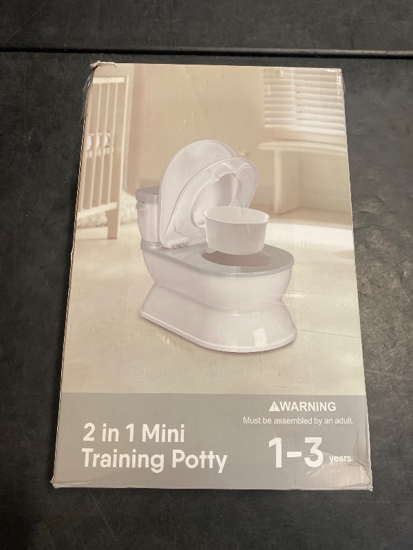 Photo 1 of CheerTry 2-in-1 Toddler Potty Training Toilet - Larger Potty Chair & Detachable Training Seat for Boys & Girls Ages 1-3 with Flushing Sound, Wipes Storage, Toilet Paper Holder - Green