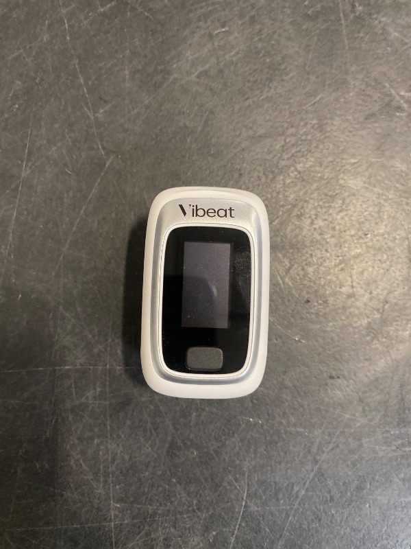 Photo 1 of Vibeat Fingertip Pulse Oximeter, Blood Oxygen Saturation Monitor| O2 Meter, Portable SPO2 & Pulse Rate Monitor, Batteries and Lanyard Included