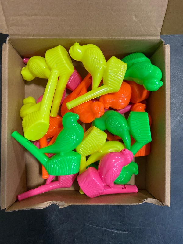 Photo 1 of Sumind 16 Pcs Bird Water Whistles Party Whistles Bird Call Toys Novelty Water Warblers Musical Instrument Toy for Boys Girls Bath Party Games Gifts