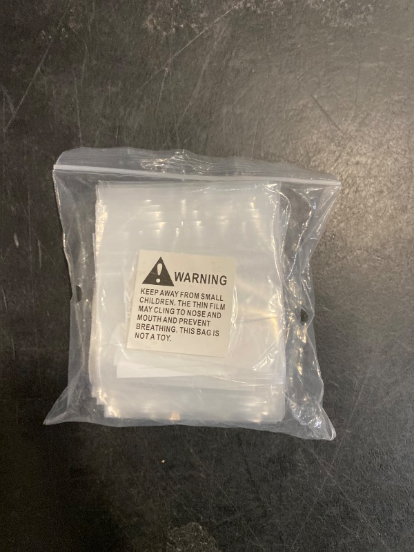 Photo 1 of Pill Bag Pouch, Reusable Plastic Pill Organizer Bags, Size 3" X 2" 3 Mil (Pack of 100)