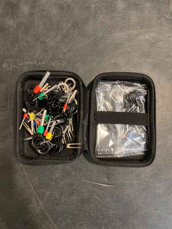 Photo 1 of Terminal Pin Removal Tool Kit 82 Pcs Depinning Electrical Connector Pin Extractor Tool Set Wire Terminal Release for Automotive Car Household Devices