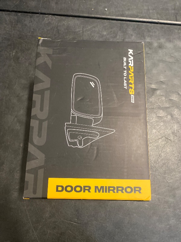Photo 1 of For Toyota 4Runner 1990 91 92 1993 Door Mirror Driver and Passenger Side | Pair | Manual | Non-Heated | Folding | Smooth Black | TO1321154, TO1320154 | 8791089155, 8794089151
