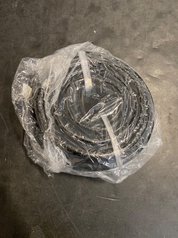 Photo 1 of 50 FT 1/2 Inch Drip Irrigation Tubing Main Drip Line Hose Tube for Garden Watering Landscape Irrigation System (Includes 2 Pack 6-Way Connector and 1/2" Straight Connector)
