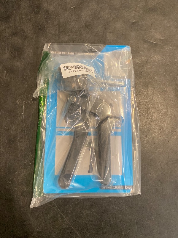 Photo 1 of WEKESIGO Stainless Steel Cable Tie Gun - Heavy Duty Zip Tie Tightener Tool with Tensioning & Cutting Function, Perfect for Industrial, Automotive, and Home Use