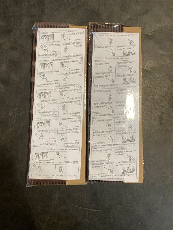 Photo 1 of Bird Spikes,24 Pack Stainless Steel Bird Spikes, Bird Spikes for Outside, Bird Deterrent Spikes for Pigeons and Other Animals, Pigeon Spikes for Garden Fence and Wall