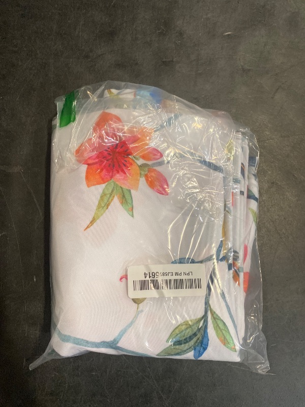 Photo 1 of SASTYBALE Spring Tablecloth for Rectangle Tables, Vibrant Floral Table Cloth with Birds & Branches, Stain Resistant Table Cover for Spring Summer Picnic Dinner Decor (Rectangle, 60" x 102")