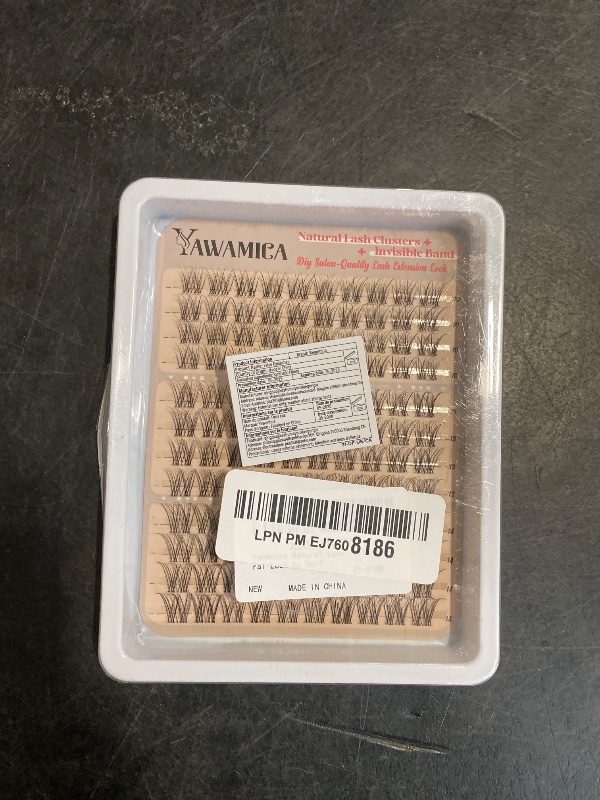 Photo 1 of Yawamica Natural Lash Clusters Clear Band Eyelash Clusters 10-14mm Lash Extension Wispy Individual Lashes C Curly Cluster Lashes DIY Cluster Eyelash Extensions Natural Look by Self (Venus)