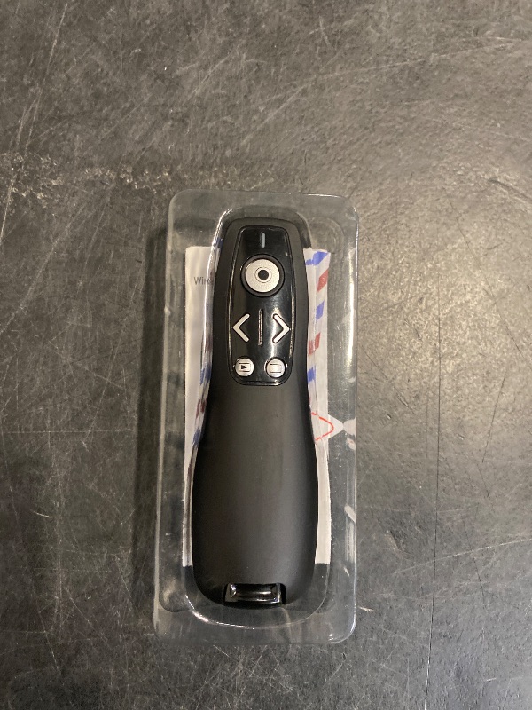 Photo 1 of Presentation Clicker Wireless Presenter Remote for PowerPoint, Powerpoint Clicker with Volume Control PowerPoint Slide Advancer for Mac, Computer, Laptop-E600