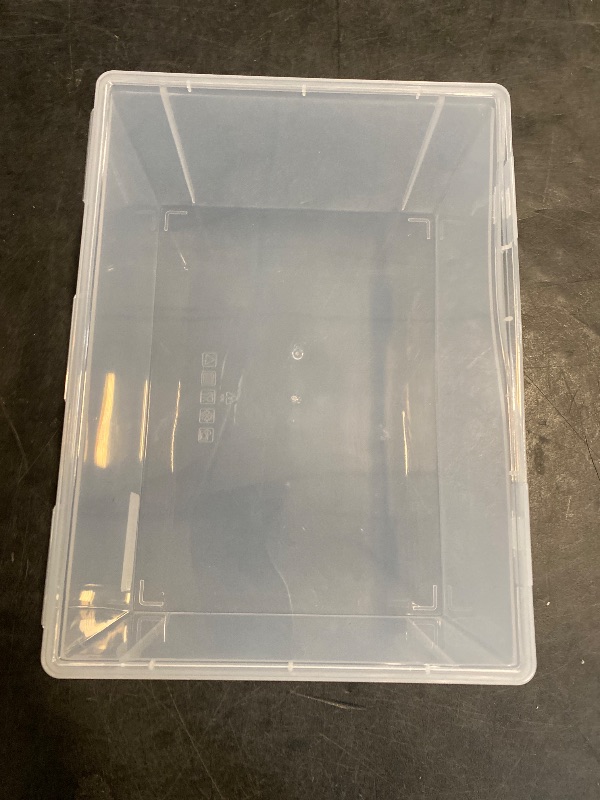 Photo 1 of CD Storage Box, Stackable Clear Plastic CD Organizer