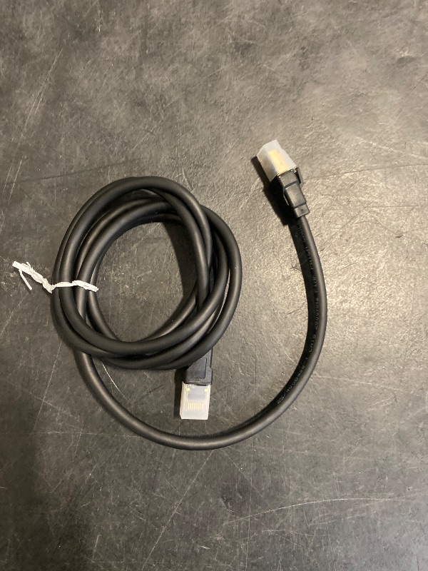 Photo 1 of Vabogu Cat 8 Ethernet Cable, 5ft Heavy Duty High Speed Internet Network Cable, 26AWG, 2000MHz 40Gbps with Gold Plated RJ45 Connectors, Shielded for Indoor & Outdoor Use