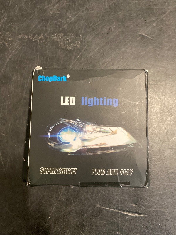 Photo 1 of CHOPDARK H7 LED Bulb Mini Projector Lens for Left-Hand Drive Low Beam 20000Lm 6500K White Light 60W Fog Lamps Plug and Play 2pcs