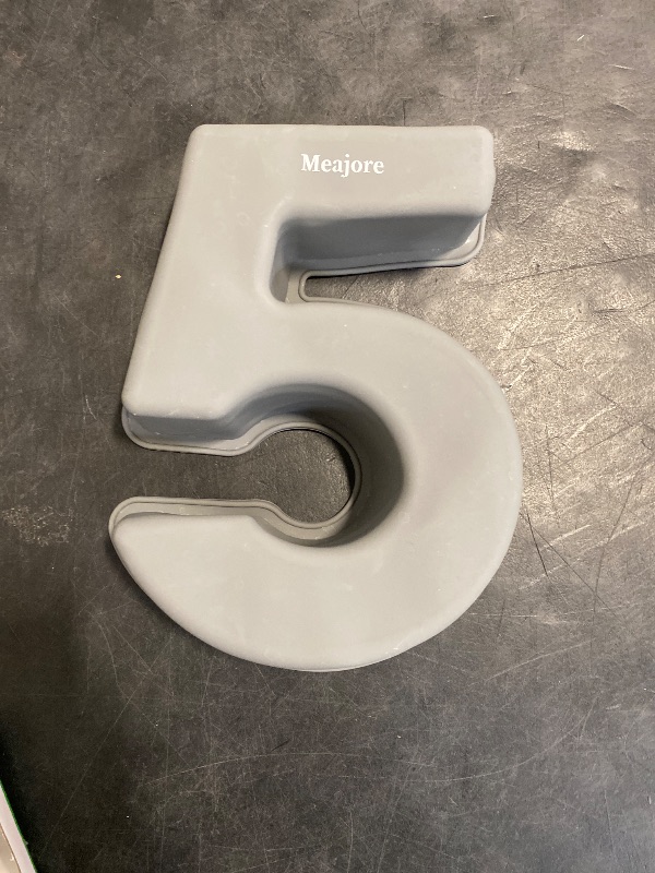 Photo 1 of Meajore 3D Large Number Cake Mould,Silicone Baking Letter Ectangle Novel Cake Tins for Birthday Festival and Relationship Marry Anniversary Wedding Party,10 inch Number of 5