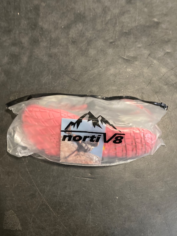Photo 1 of NORTIV 8 Womens Barefoot Water Sports Shoes - Outdoor Athletic Pool Swim Hiking Aqua Shoes, Light/Grey/Watermelon/Red - 7.5 (Treklady-2)