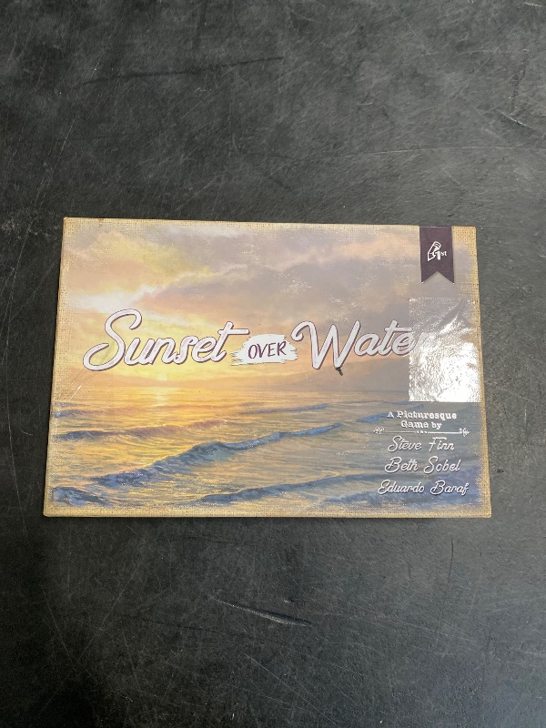 Photo 1 of Sunset Over Water Card Game – A Picturesque Game of Painting Landscapes and Exploring Nature by Pencil First Games for 1-4 Players