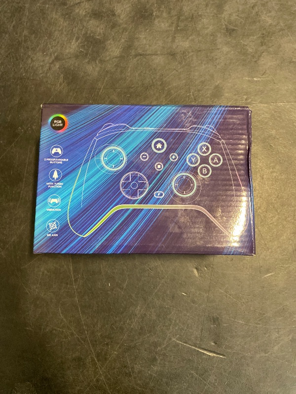 Photo 1 of Wireless Switch Controllers for Nitendo Switch/OLED/Lite, 1200mAh Switch Pro Controller with 10 Color Light Modes, Rechargeable Switch Turbo Control with Vibration, Turbo, Wake Up, 6-Axis Gyro