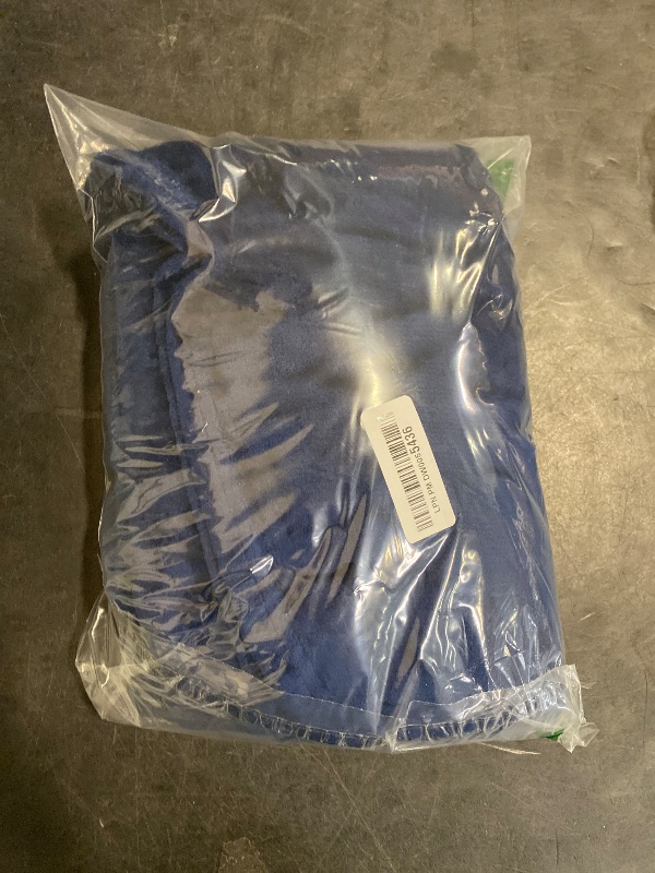 Photo 1 of Fleece Plush Throw Blanket Navy Blue(50 by 60 Inches),Super Soft Fuzzy Cozy Flannel Blanket for Couch Sofa.Microfiber Blanket Lightweight