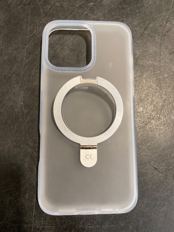 Photo 1 of CASEKOO Designed for iPhone 16 Pro Max Case with Magnetic Invisible Stand [Military Drop Protection] [Compatible with MagSafe] Shockproof Slim Translucent Matte Promax Case 6.9 Inch?Translucent White